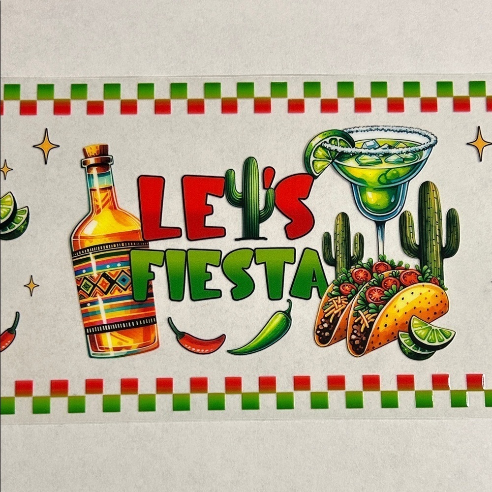 Let’s Fiesta Cup Decal 229